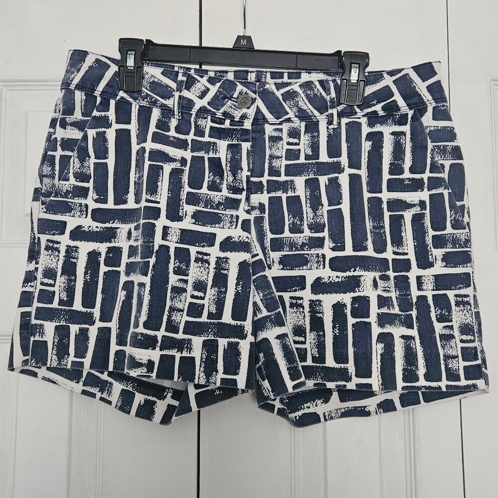 The Limited Blue and White Shorts